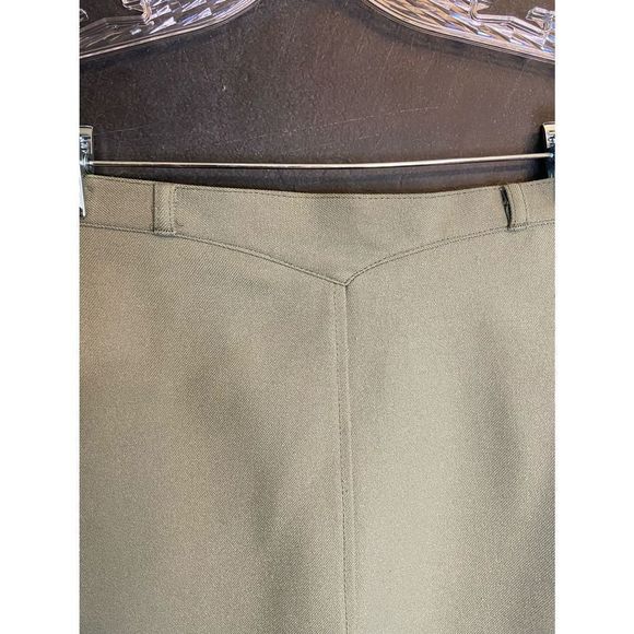 Vintage Levi Strauss & Co. Olive Green MIDI Skirt - Picture 6 of 12